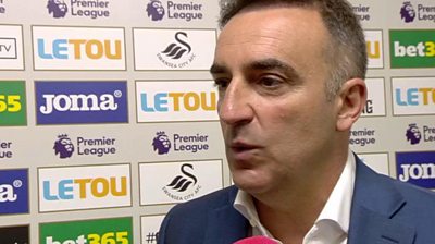 Swansea City's Carlos Carvalhal