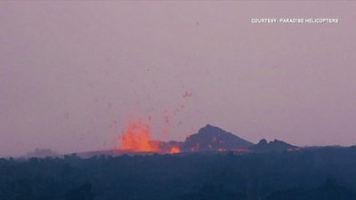 Kilauea Volcano Explodes - BBC Newsround