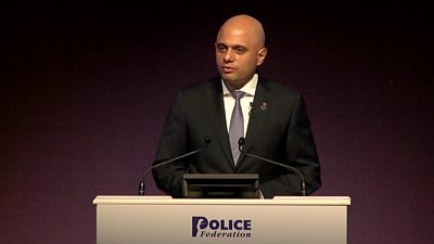 Sajid Javid says police brother was racially abused - BBC News