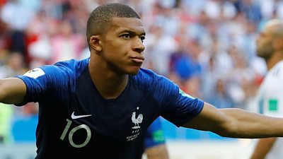 World Cup 2018: France's Kylian Mbappe scores France's fourth goal ...