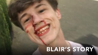 The way Blair reacted to being attacked is unbelievable.
