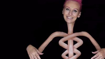 Mirjana Kika Milosevic's had over 56 million YouTube views painting herself in different optical illusions.