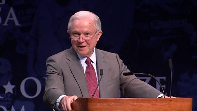 Jeff Sessions Repeats Lock Her Up Chant By Students c News
