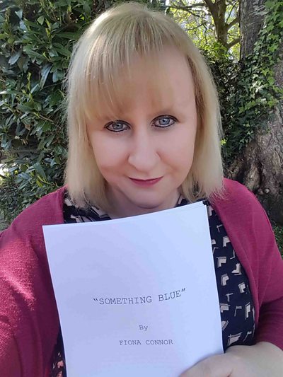 Fiona Connor with her successful script