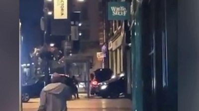 Third Ram Raid On Flannels Designer Shop In Leeds Bbc News