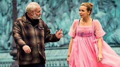 Kim Bodnia and Jodie Comer in Killing Eve