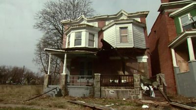 Delapidated house in Baltimore