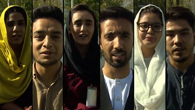 Why students in Afghanistan want to make sure their voice is heard in the country's upcoming election.