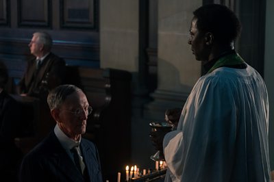 Father Anselm (CYRIL NRI) Image Credit: BBC/Mammoth Screen/Agatha Christie Ltd Photographer: Matt Squire