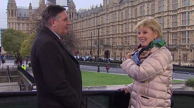 Simon McCoy and Anna Soubry MP