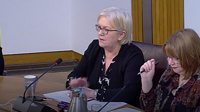 MSPs at Holyrood had an unwelcome guest during a meeting.

A mouse was pictured running around the room as Labour MSP Johann Lamont was speaking.