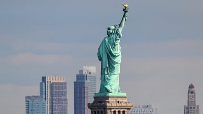 The Statue of Liberty in New York