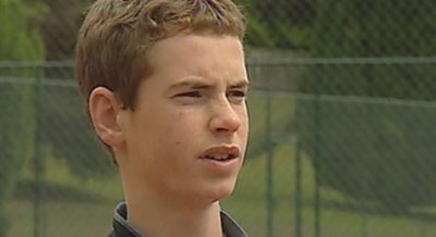 Andy Murray, age 14