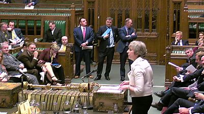 Theresa May in House of Commons