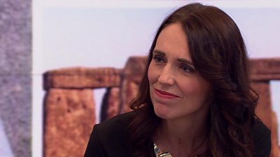 Jacinda Ardern tells the BBC's Victoria Derbyshire how she juggles politics and her newborn baby.