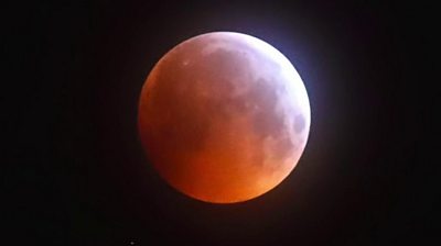 Pictures of the super blood wolf moon as it shone over Northern Ireland.