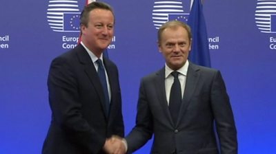 David Cameron and Donald Tusk