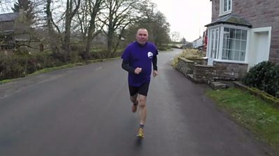 Andy running