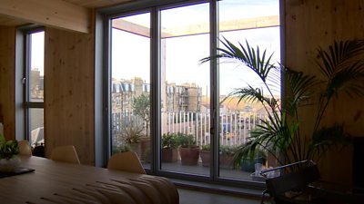 This house in Edinburgh is an example of a different method of housebuilding