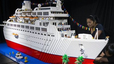 Lego exhibit in South America