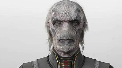 Computer generated image of Ebony Maw from Avengers: Infinity War