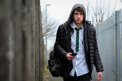 Connor (SAM HATTERSLEY) in Moving On: Beaten (Image Credit: BBC/LA Productions/Tony Blake)