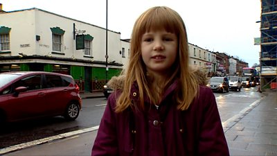 Lily, who is campaigning to reduce air pollution in Bristol