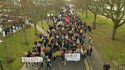 Protest at University of Warwick