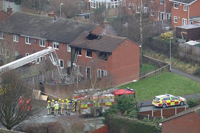 Neighbour's Tears For Children Killed In Stafford Fire - Bbc News