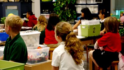 children in classroom