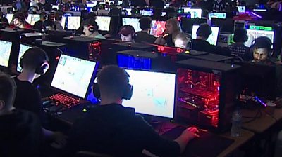 About 650 esports gamers and 100 spectators are battling it out to win thousands of pounds.