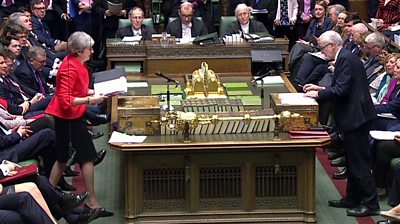 Front benches in the House of Commons