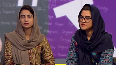 Shazia Ramzan and Kainat Riaz