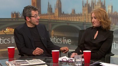 George Monbiot and Suzanne Evans