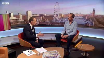 Andrew Marr speaking to Nick Boles MP on the Marr Show