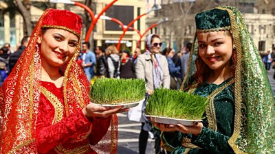 Two women celebrating Nowruz