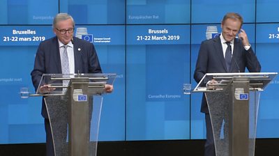 Donald Tusk and Jean-Claude Juncker