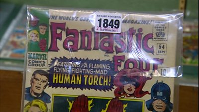 The collection's current owner kept the comics locked in a bank vault after two burglaries.