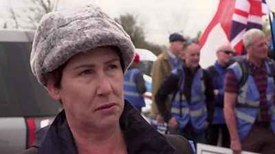 Brexit supporters on the March to Leave walk are reaching Westminster. We met them during the journey.