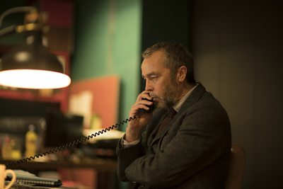 D.I. Steven Grover (JOHN HANNAH) in The Victim (Image Credit: BBC/STV/Mark Mainz)