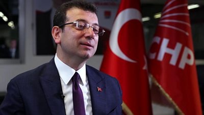 CHP candidate Ekrem Imamoglu