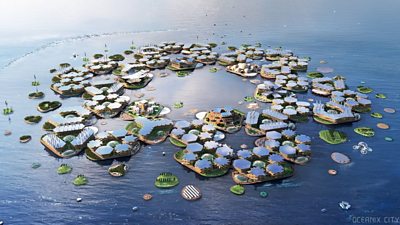 A UN-backed partnership sees floating cities as a possible solution to rising sea levels.