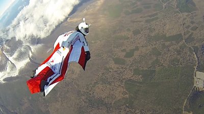 Wingsuits are the ultimate in extreme sport for skydivers and BASE jumpers. Jari Kuosma is the man who invented them.