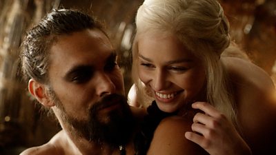 Khal Drogo and Daenerys Targaryen in Game of Thrones