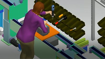 'Digital twin' in the Siemens factory