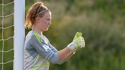 Northern Ireland goalkeeper Jacqueline Burns