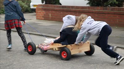 Youngsters on this road get together once a month to go "crazy" without fear of traffic.