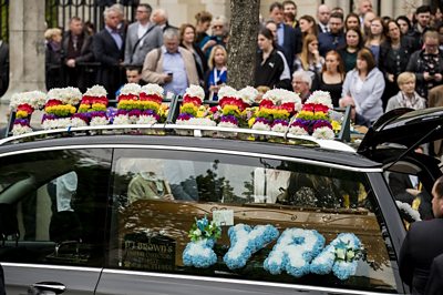 The funeral of Lyra McKee