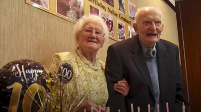 Nellie Graham celebrates her 100th birthday on Thursday, months after her husband Joseph.