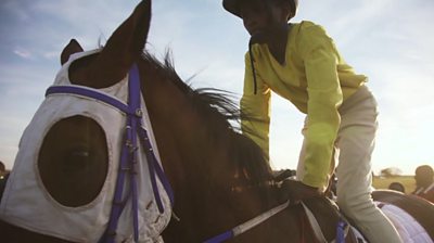 Lubabalo Gibson on a horse